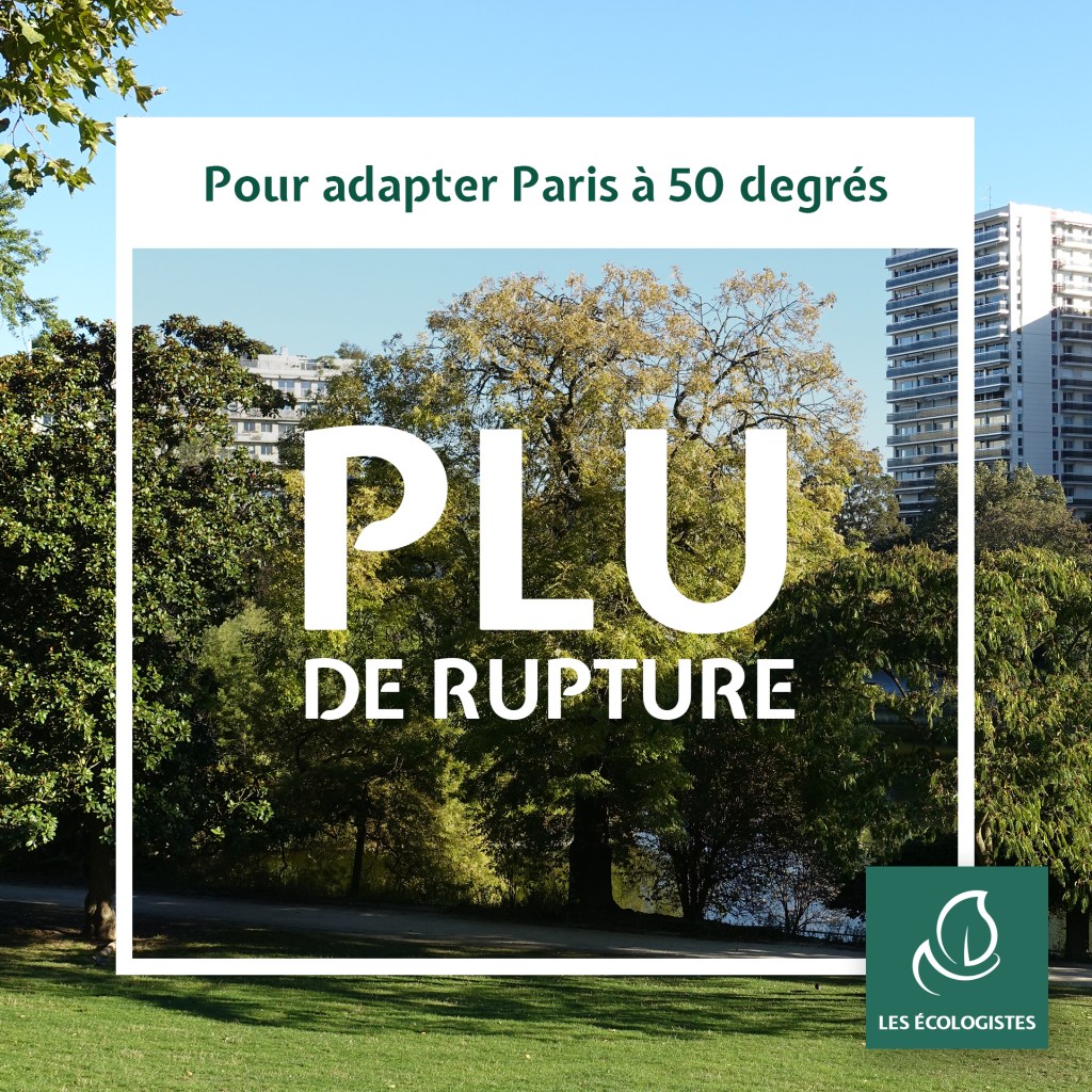 UN PLU DE RUPTURE : pour adapter Paris à 50&nbsp;degrés