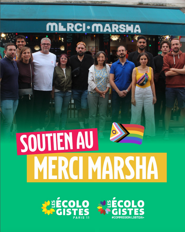 Vœu relatif au soutien du lieu queer “Merci&nbsp;Marsha”